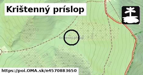 Krištenný príslop