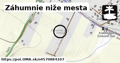 Záhumnie niže mesta