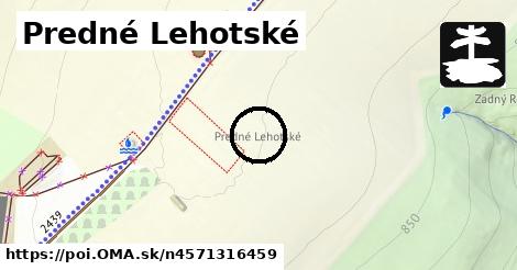 Predné Lehotské