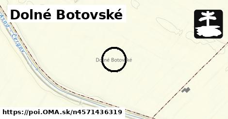 Dolné Botovské