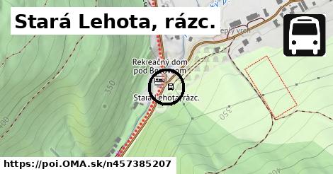 Stará Lehota, rázc.