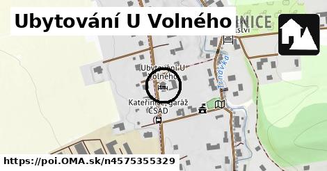 Ubytování U Volného