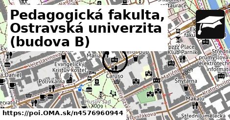 Pedagogická fakulta, Ostravská univerzita (budova B)