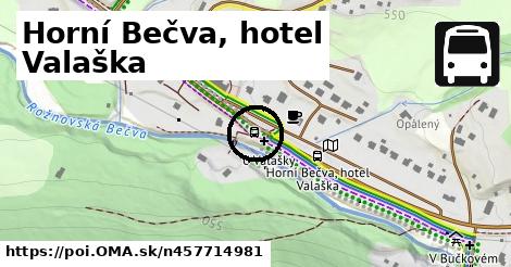 Horní Bečva, hotel Valaška