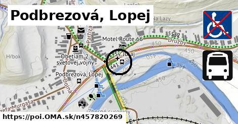 Podbrezová, Lopej