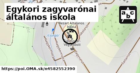 Egykori zagyvarónai általános iskola