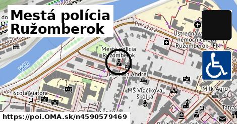 Mestá polícia Ružomberok