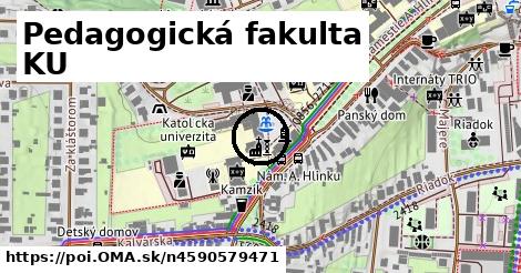 Pedagogická fakulta KU