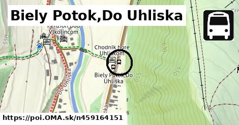 Biely Potok,Do Uhliska