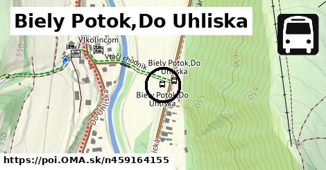 Biely Potok,Do Uhliska