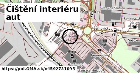 Čištění interiéru aut