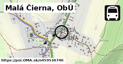 Malá Čierna, ObÚ