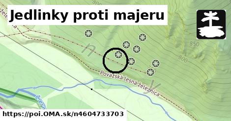 Jedlinky proti majeru