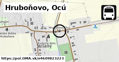 Hruboňovo, Ocú