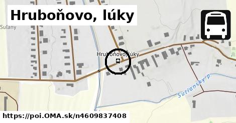 Hruboňovo, lúky