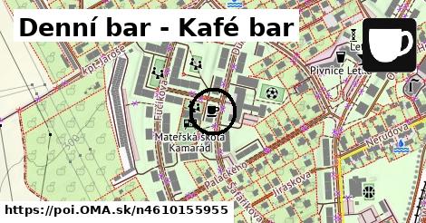 Denní bar - Kafé bar