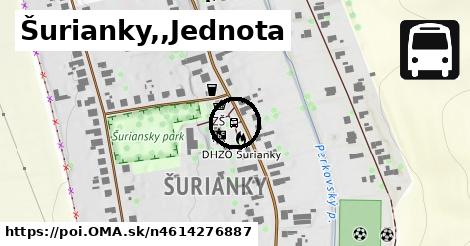 Šurianky,,Jednota