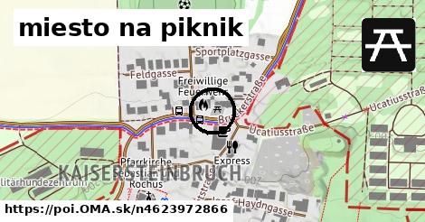 miesto na piknik