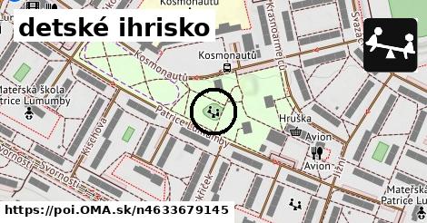 detské ihrisko