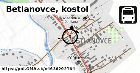 Betlanovce, kostol