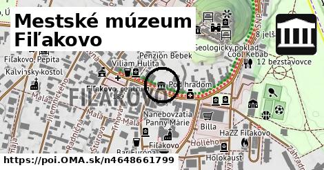 Mestské múzeum Fiľakovo