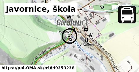 Javornice, škola