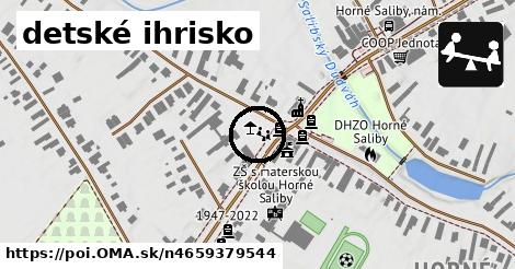 detské ihrisko