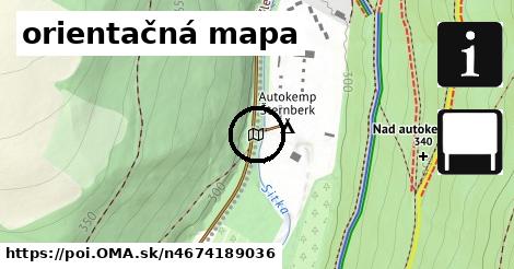 orientačná mapa