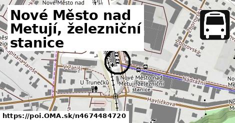 Nové Město nad Metují, železniční stanice