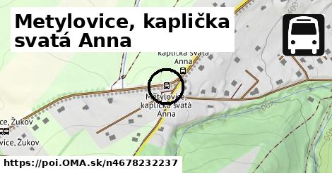 Metylovice, kaplička svatá Anna