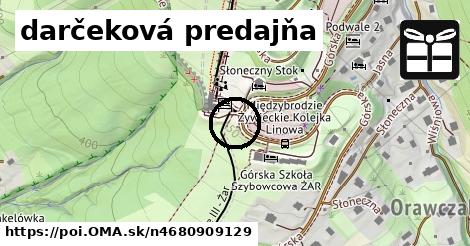 darčeková predajňa