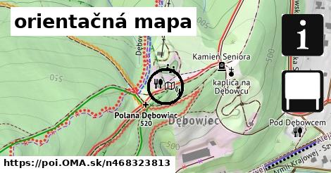 orientačná mapa