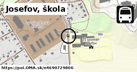 Josefov, škola