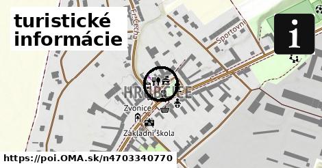 turistické informácie