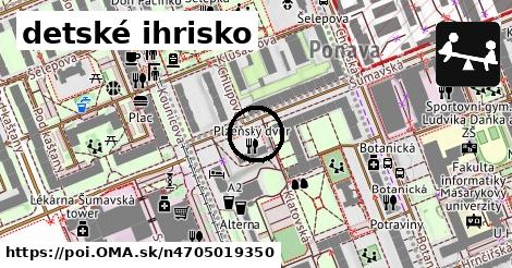 detské ihrisko