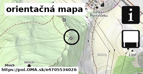 orientačná mapa