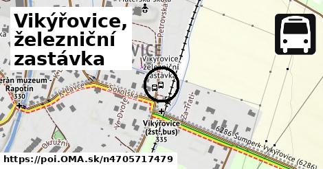 Vikýřovice, železniční zastávka