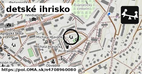 detské ihrisko