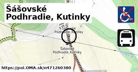 Šášovské Podhradie, Kutinky