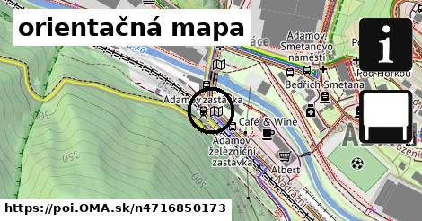 orientačná mapa