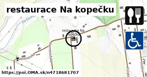 restaurace Na kopečku