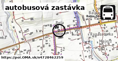 autobusová zastávka