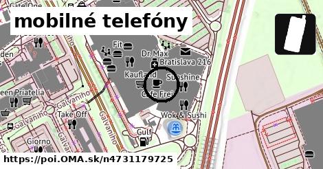 mobilné telefóny