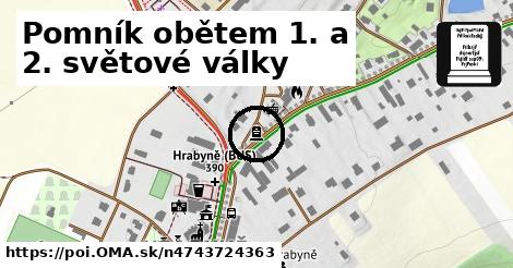 Pomník obětem 1. a 2. světové války