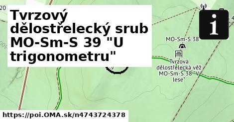 Tvrzový dělostřelecký srub MO-Sm-S 39 "U trigonometru"