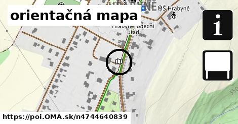 orientačná mapa