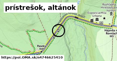 prístrešok, altánok