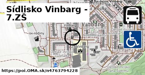 Sídlisko Vinbarg - 7.ZŠ