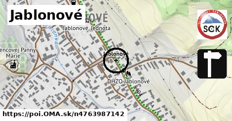 Jablonové