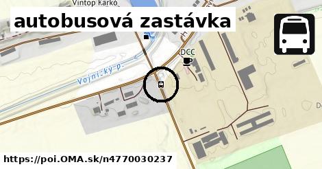 autobusová zastávka